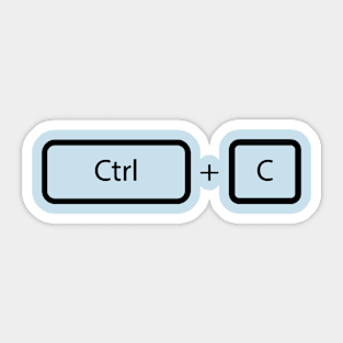 ctrl+c (Dad) Sticker